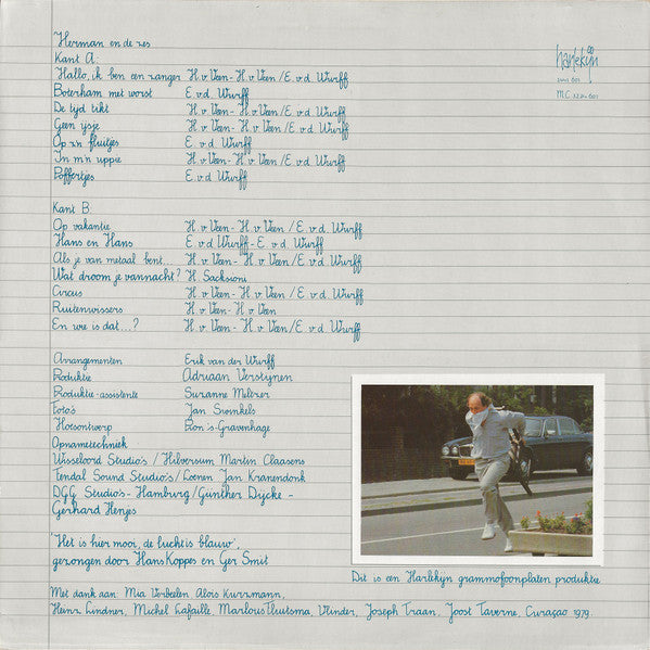 Herman van Veen - Herman En De Zes (LP) Vinyl LP Vinyl Goed / Hoes Goed