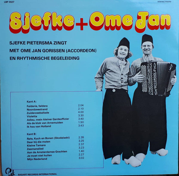 Sjefke En Uncle Jan - Sjefke + Ome Jan (LP) 51413 Vinyl LP Vinyl Goed / Hoes Goed