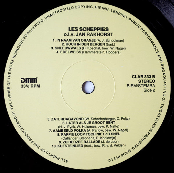 Les Scheppies – Mit bunten Noten (LP)