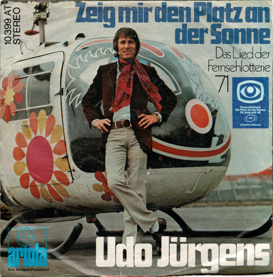 Udo Jürgens - Zeig Mir Den Platz An Der Sonne 34770 Vinyl Singles Vinyl Goed / Hoes Goed