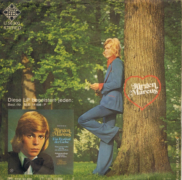 Jürgen Marcus - Schmetterlinge Können Nicht Weinen 43576 Vinyl Singles Vinyl Goed / Hoes Goed