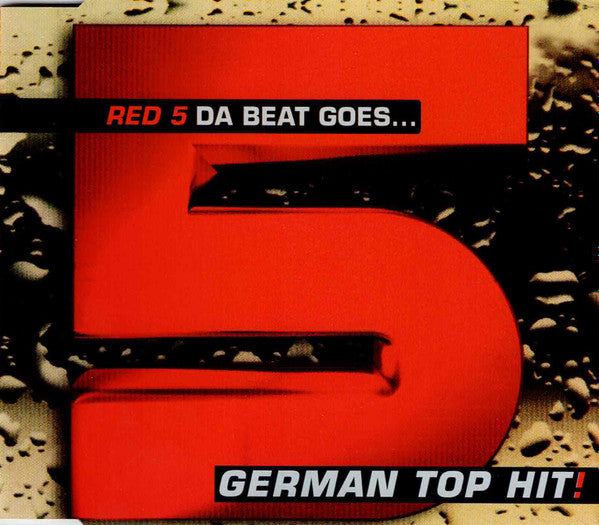 Red 5 - Da Beat Goes... (CD) 70723 Compact Disc Single Goede Staat