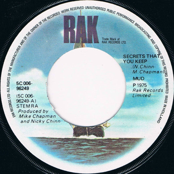 Mud - The Secrets That You Keep 30201 Vinyl Singles Vinyl Goed / Hoes Goed