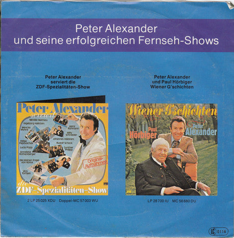 Peter Alexander - Feierabend 21745 Vinyl Singles Vinyl Goed / Hoes Goed