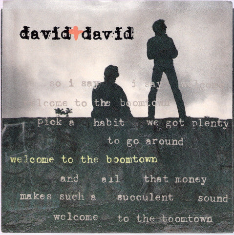 David + David - Welcome To The Boomtown 21916 Vinyl Singles Vinyl Goed / Hoes Goed