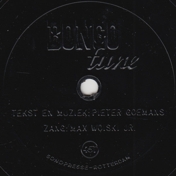 Max Woiski Jr. - Bongo Tune (Flexi-disc) 17134 Flexidisc Vinyl Goed / Hoes Goed