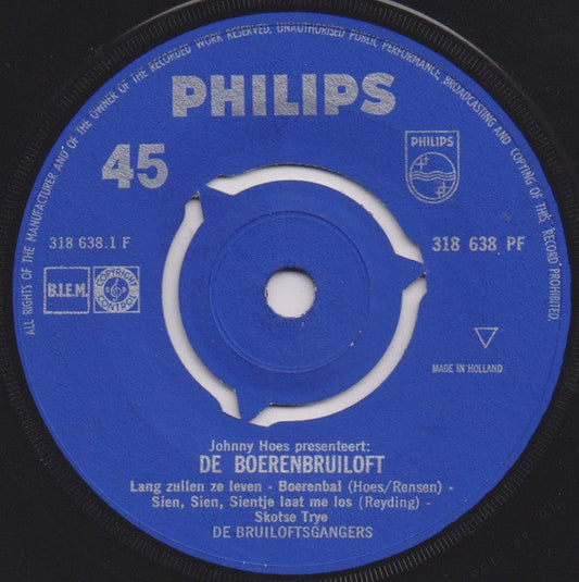 Bruiloftsgangers - De Boerenbruiloft 29830 Vinyl Singles Vinyl Goed / Hoes Goed