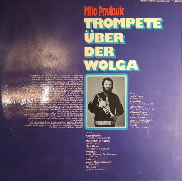 Milo Pavlovic - Trompete Uber Der Wolga (LP) 41633 Vinyl LP Vinyl Goed / Hoes Goed