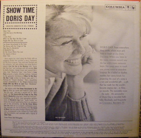 Doris Day - Show Time (LP) Vinyl LP Vinyl Zeer Goed / Hoesje Goed "VINYLSINGLES.NL"