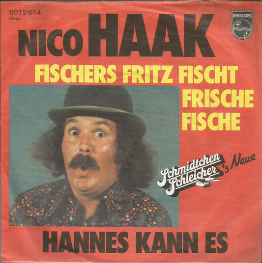 Nico Haak - Fischers Fritz Fischt Frische Fische 15280 Vinyl Singles Vinyl Goed / Hoes Goed
