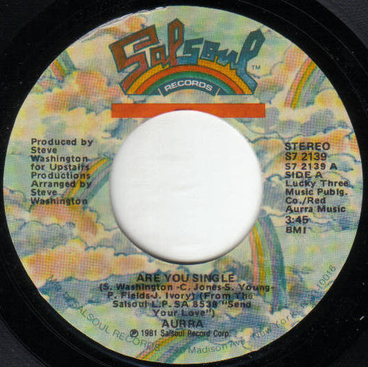 Aurra - Are You Single 23549 Vinyl Singles Vinyl Goed / Hoes Goed