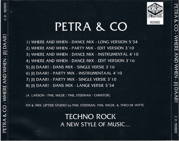 Petra & Co - Where And When / Jij Daar! (CD) 70524 Compact Disc Goede Staat
