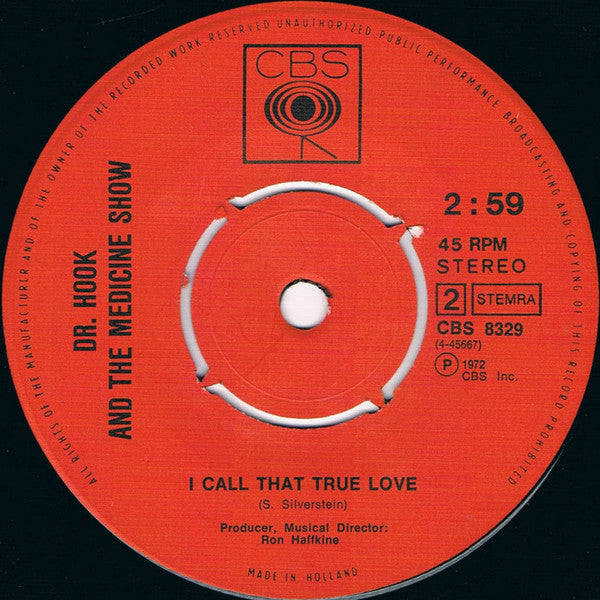 Dr. Hook And The Medicine Show - Carry Me, Carrie 30010 Vinyl Singles Vinyl Goed / Hoes Goed