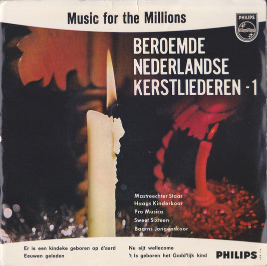 Various - Beroemde Nederlandse Kerstliederen 13915 Vinyl Singles EP Vinyl Goed / Hoes Goed