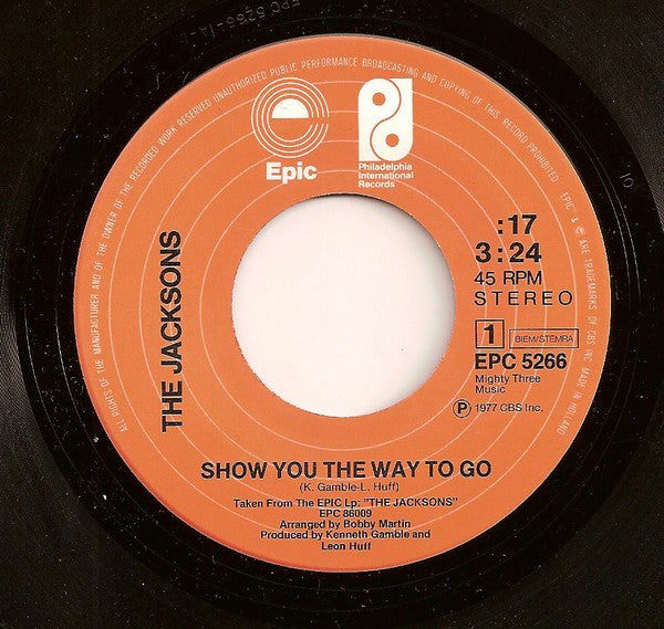 Jacksons - Show You The Way To Go 25566 Vinyl Singles Vinyl Goed / Hoes Goed