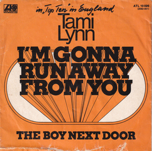 Tami Lynn - I'm Gonna Run Away From You 33022 Vinyl Singles Vinyl Goed / Hoes Goed