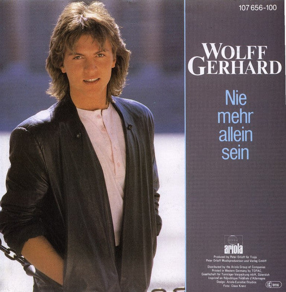 Wolff Gerhard - Nie Mehr Allein Sein 34656 Vinyl Singles Vinyl Goed / Hoes Goed