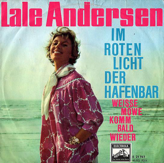 Lale Andersen - Im Roten Licht Der Hafenbar 26467 Vinyl Singles Vinyl Goed / Hoes Goed
