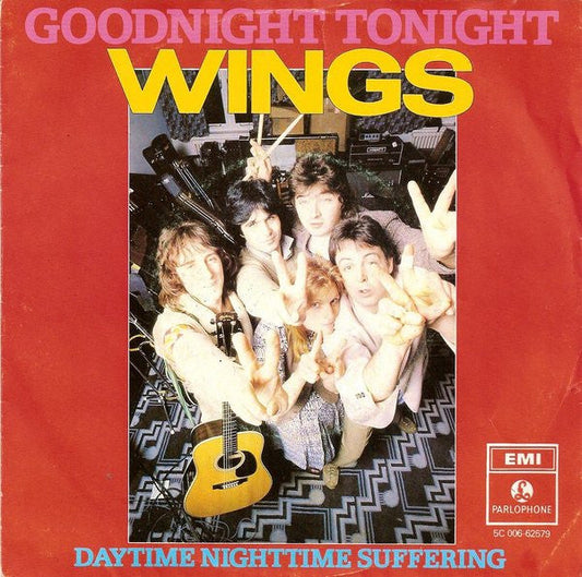 Wings - Goodnight Tonight 41410 Vinyl Singles Vinyl Goed / Hoes Goed