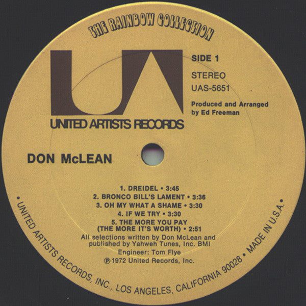 Don McLean - Don McLean (LP) 49007