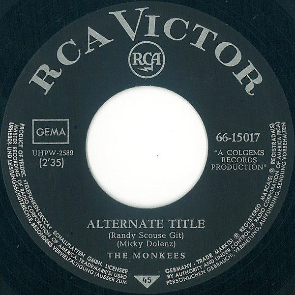 Monkees - Alternate Title 32526