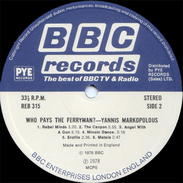 Yannis Markopoulos – Wer bezahlt den Fährmann (LP) 48265