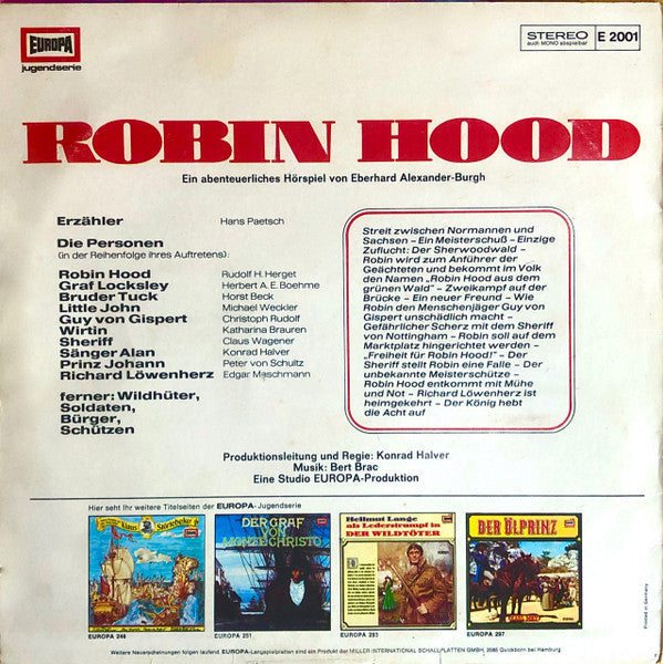 Eberhard Alexander-Burgh - Robin Hood (LP) 41418