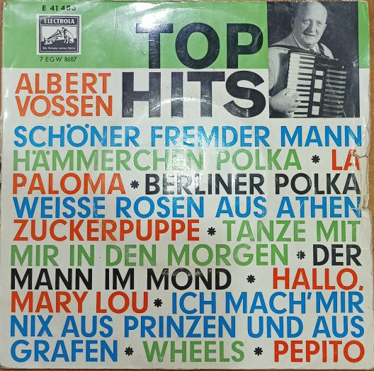 Albert Vossen - Top Hits Vinyl Singles Vinyl Zeer Goed / Hoesje Goed "VINYLSINGLES.NL"
