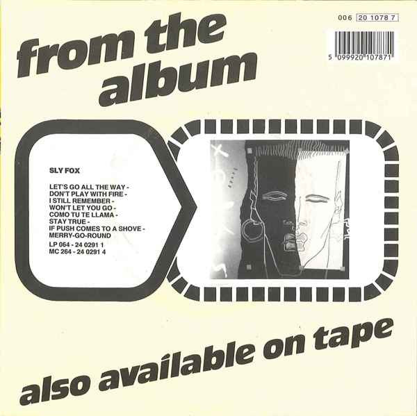 Sly Fox - Let's Go All The Way 09448 Vinyl Singles Vinyl Goed / Hoes Goed