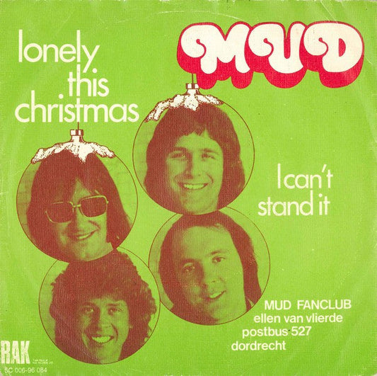 Mud - Lonely This Christmas 43489 Vinyl Singles Vinyl Goed / Hoes Goed