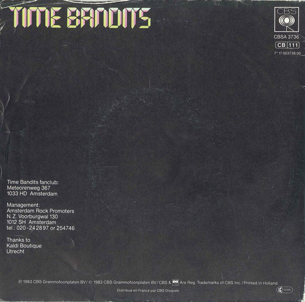 Time Bandits - I'm Only Shooting Love 41266 Vinyl Singles Vinyl Goed / Hoes Goed