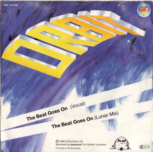 Orbit - The Beat Goes On 21469 Vinyl Singles Vinyl Goed / Hoes Goed