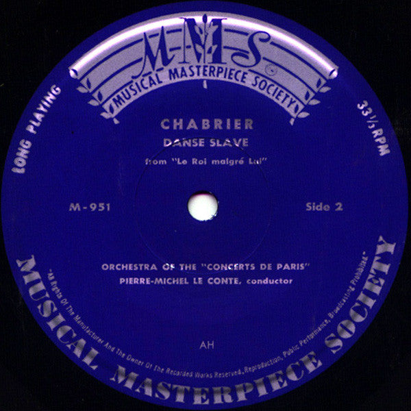 Chabrier - Slawischer Tanz 6307 Nr. ????