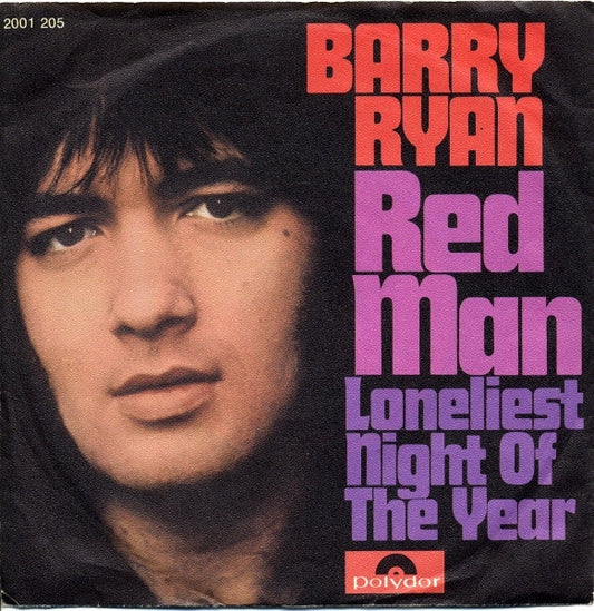Barry Ryan - Red Man 33209 Vinyl Singles Vinyl Goed / Hoes Goed