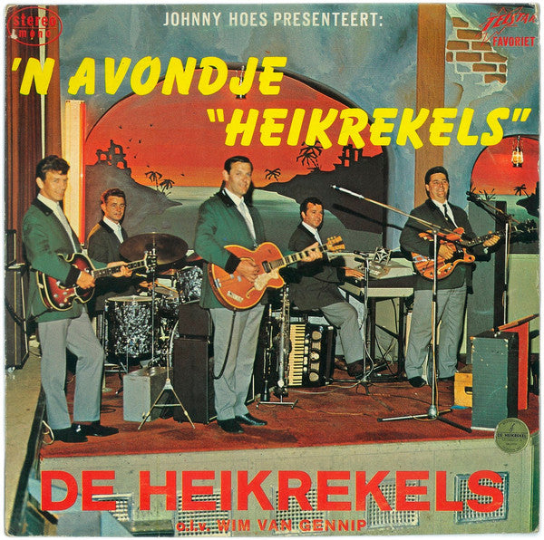 Heikrekels - 'n Avondje Heikrekels (LP) Vinyl LP Vinyl Zeer Goed / Hoesje Goed "VINYLSINGLES.NL"