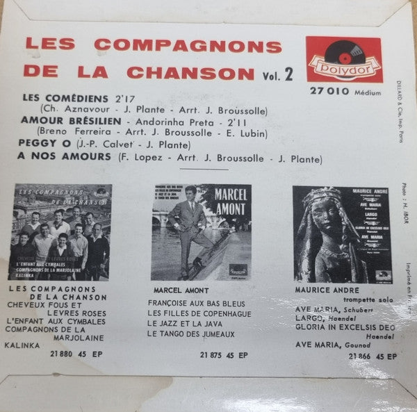Les Compagnons De La Chanson - Les Comédiens 39816 Vinyl Singles Vinyl Goed / Hoes Goed