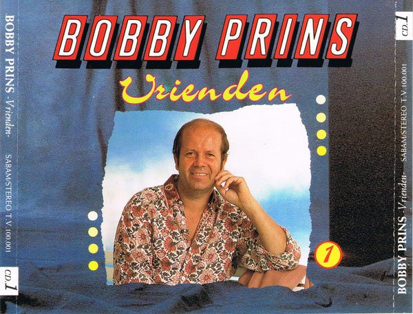 Bobby Prins - Vrienden (Vol. 1 & 2) (CD) 70336 Compact Disc Vinyl Goed / Hoes Goed