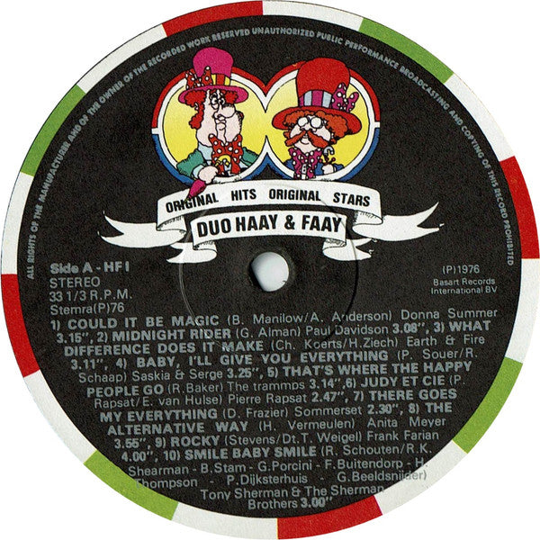 Verschiedene - 20 Original Hits / 20 Original Stars (LP) 44620