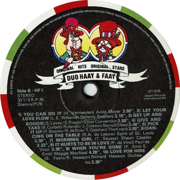 Various - 20 Original Hits / 20 Original Stars (LP)