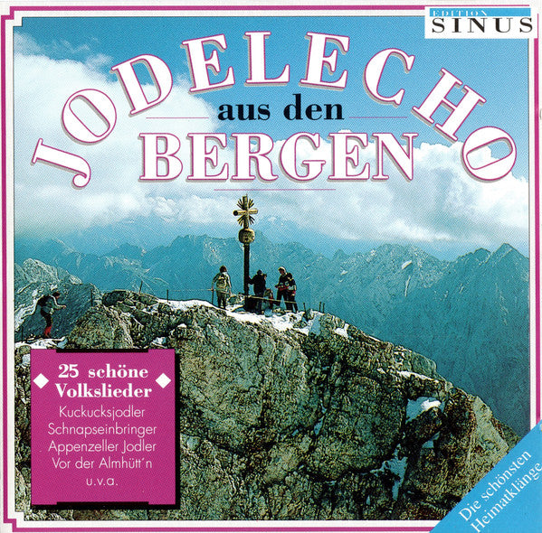 Unknown Artist - Jodelecho Aus Den Bergen (CD) 70296 Compact Disc Vinyl Goed / Hoes Goed