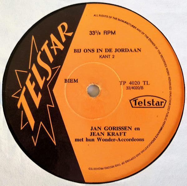 Jan Gorissen En Jean Kraft - Johnny Hoes Presenteert: Bij Ons In De Jordaan ! (LP) 46289