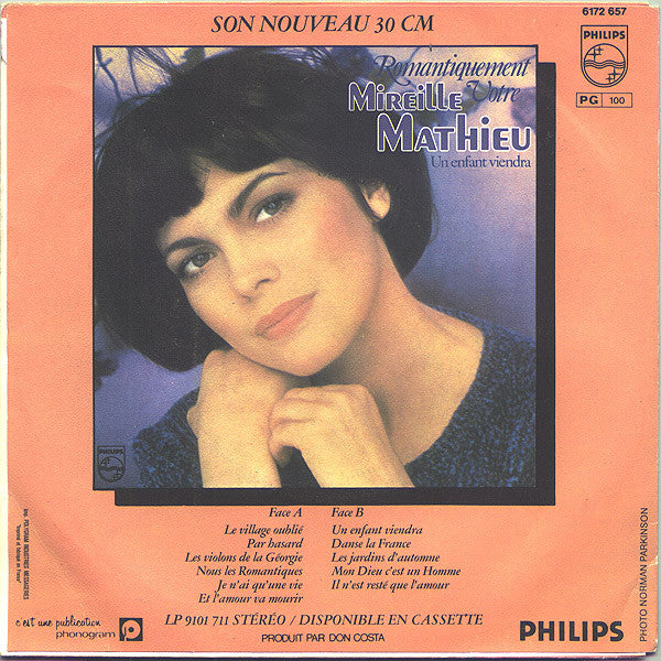 Mireille Mathieu - Un Enfant Viendra 15354 Vinyl Singles Vinyl Goed / Hoes Goed