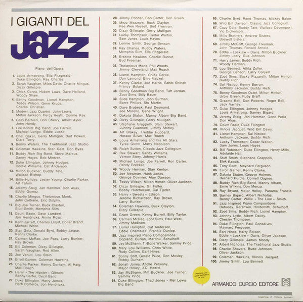 Big Joe Turner, Buck Clayton, Stuff Smith, Memphis Slim - I Giganti Del Jazz Vol. 17 (LP) Vinyl LP Vinyl Zeer Goed / Hoesje Goed "VINYLSINGLES.NL"
