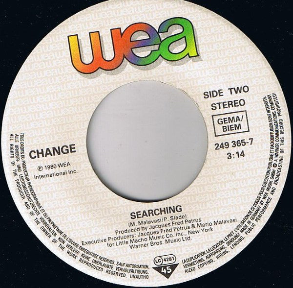 Change - Change Of Heart 14740 Vinyl Singles Vinyl Goed / Hoes Goed
