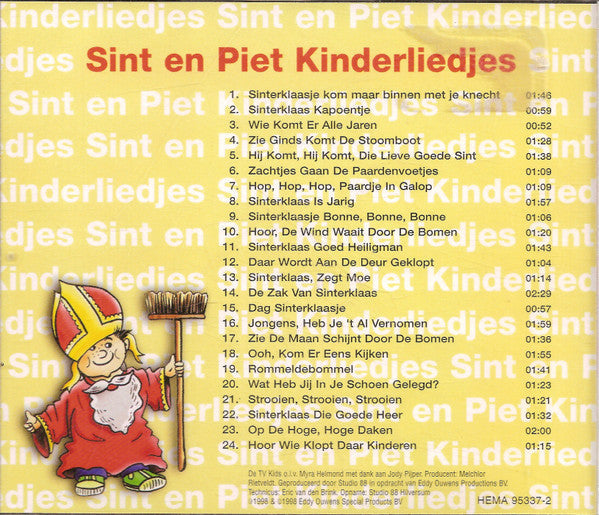 TV Kids o.l.v. Myra Helmond - Sint En Piet Kinderliedjes (CD) 70387 Compact Disc Goede Staat