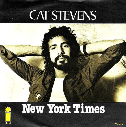 Cat Stevens - New York Times 38595 Vinyl Singles Vinyl Goed / Hoes Goed