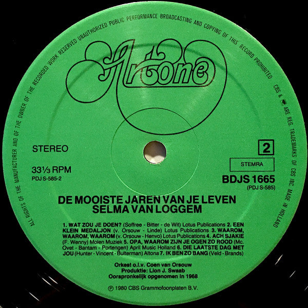 Selma Van Loggem – Die schönsten Jahre deines Lebens (LP) 46315