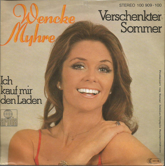 Wencke Myhre - Verschenkter Sommer 31883 Vinyl Singles Vinyl Goed / Hoes Goed