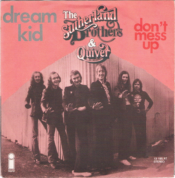 Sutherland Brothers & Quiver - Dream Kid 09322 Vinyl Singles Vinyl Goed / Hoes Goed