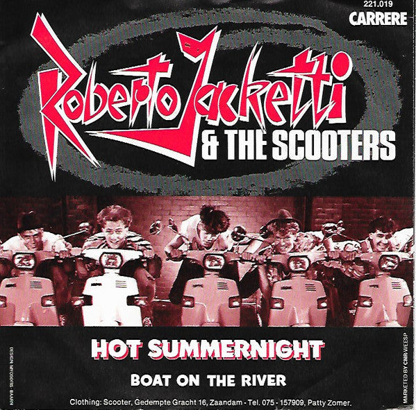 Roberto Jacketti & The Scooters - Hot Summernight 36334 Vinyl Singles Vinyl Goed / Hoes Goed